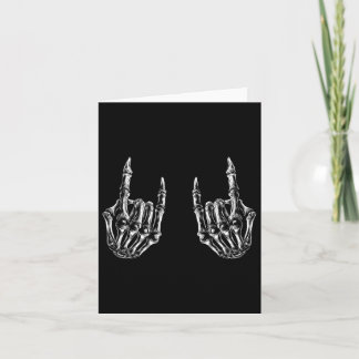 Rock On Rock Star Skeleton Hands - Concert Bynd Gr Card