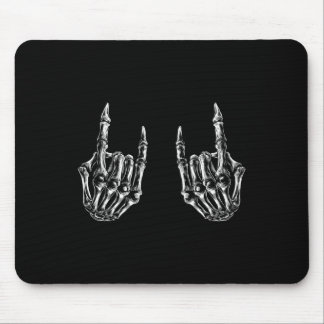 Rock On Rock Star Skeleton Hands - Concert Bynd Gr Mouse Mat