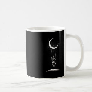 Rock On Skeleton Moon Band Tees - Rock And Roll Gr Coffee Mug
