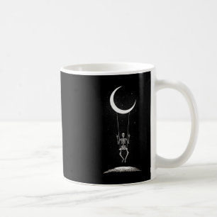 Rock On Skeleton Moon Bynd Tees - Rock And Roll Gr Coffee Mug