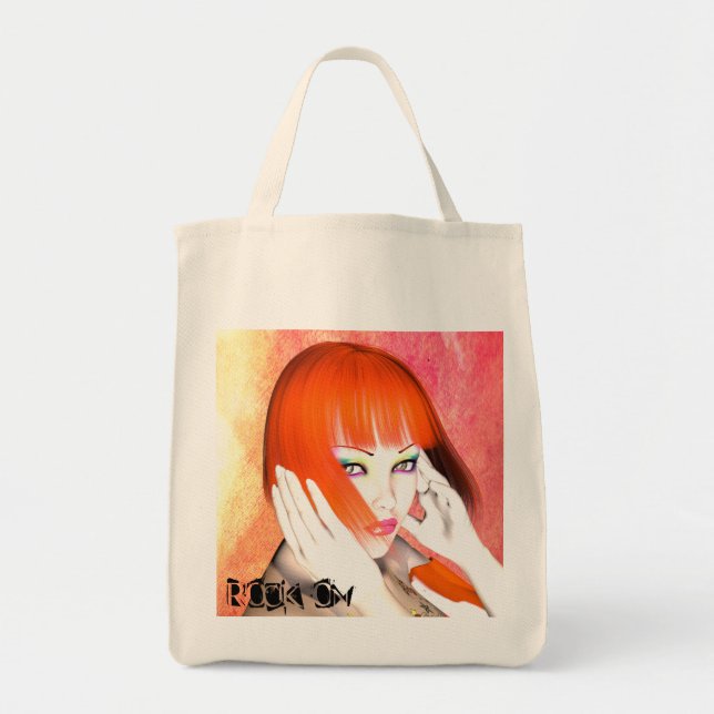 Rock On Tote Bag (Front)