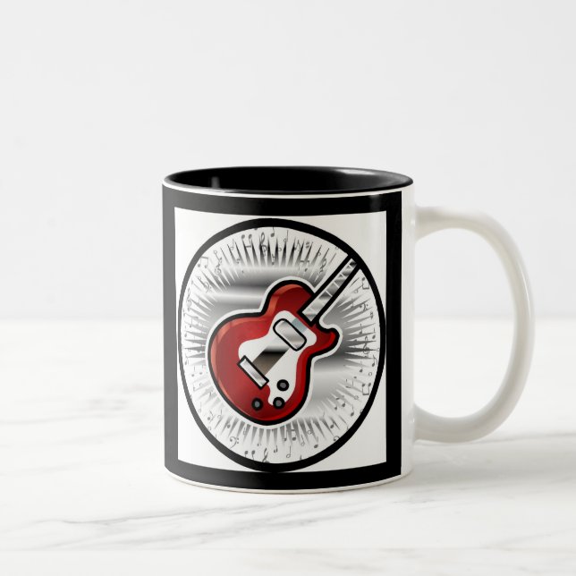 Rock On! Two-Tone Coffee Mug (Right)