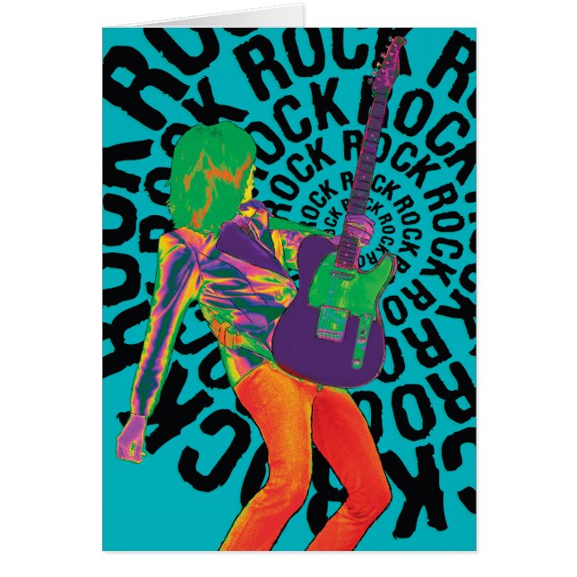 Rock On With Your Bad Self! Card (Front)