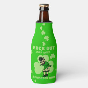 Rock Out Leprechaun Bottle Cooler