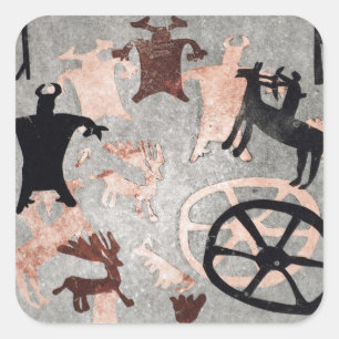 Rock Painting 1994 Square Sticker