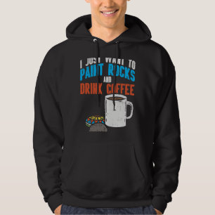 Rock Painting Adults Design for a Rock Painter Hoodie