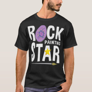 Rock Painting Funny Rock Hunting Finding Star T-Shirt