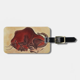 Rock painting of a bison, late Magdalenian Luggage Tag