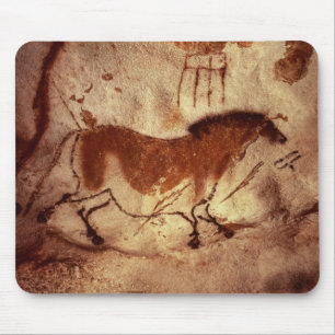 Rock painting of a horse, c.17000 BC Mouse Mat