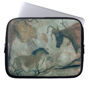 Rock painting showing a horse and a cow, c.17000 B Laptop Sleeve