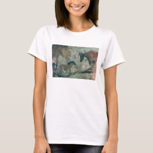 Rock painting showing a horse and a cow, c.17000 B T-Shirt