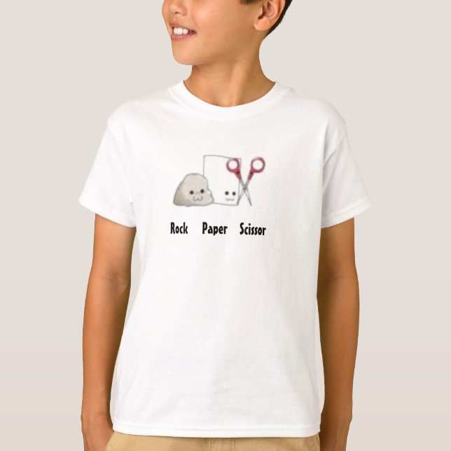 Rock     Paper    Scissor T-Shirt (Front)