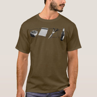 Rock Paper Scissors Beer T-Shirt