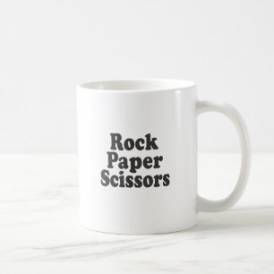 Rock Paper Scissors Coffee Mug