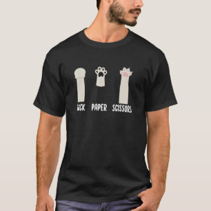 Rock Paper Scissors Cute Cat Paws for Cat & Kids T-Shirt