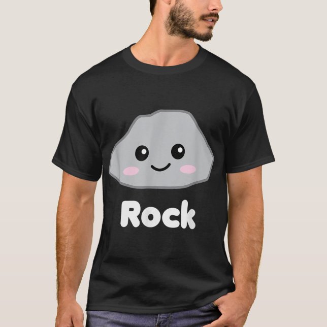 Rock Paper Scissors Easy Group Halloween Costume F T-Shirt (Front)