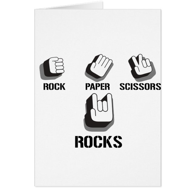 Rock Paper Scissors- Emo Alternative Grunge Rock (Front)