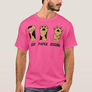 Rock paper scissors funny cat1 T-Shirt