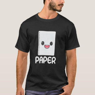 Rock Paper Scissors Group Halloween Costume Paper  T-Shirt