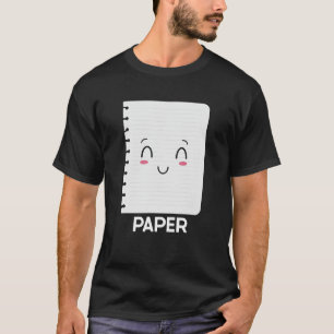 Rock Paper Scissors Group Halloween Costume Paper T-Shirt