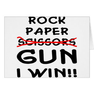 Rock Paper Scissors Gun I Win