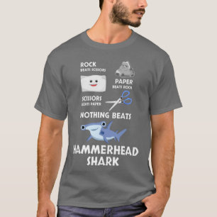 Rock Paper Scissors Hammerhead Shark Clothes Gift  T-Shirt