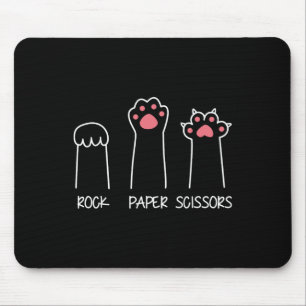 Rock Paper Scissors Hand Game Meme Animal Paw Cat Mouse Mat