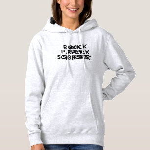 rock paper scissors hoodie