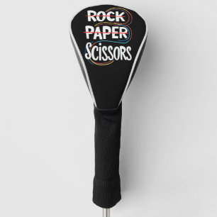 Rock Paper Scissors Lesbian Funny Gay Pride LGBT Golf Head Cover