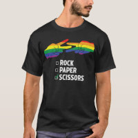 Rock Paper Scissors Lesbian LGBTQ Valentine's Day