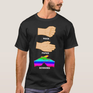 Rock Paper Scissors Lgbtq+ Pride Month Proud Ally T-Shirt