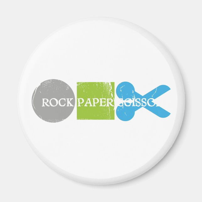Rock Paper Scissors Play Magnet (Front)