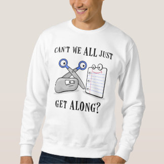 Rock-Paper-Scissors Sweatshirt
