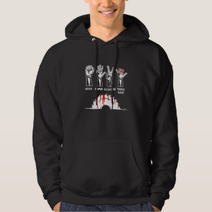 Rock Paper Scissors Table Saw Carpenter Craftsman Hoodie