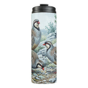 Rock Partridge ,Alectoris Graeca Hunting Birds Thermal Tumbler