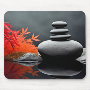 Rock Pebble Sand Tranquil Peaceful Mouse Mat