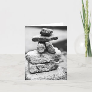 Rock People B/W Card