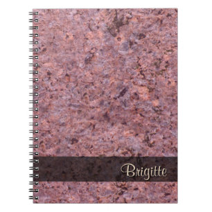 Rock Photo Geology Texture Pink any Text Notebook