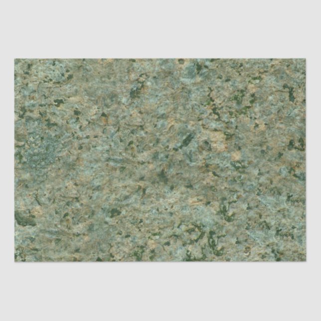 Rock Photo Green Geology Texture Tissue Paper (Front)