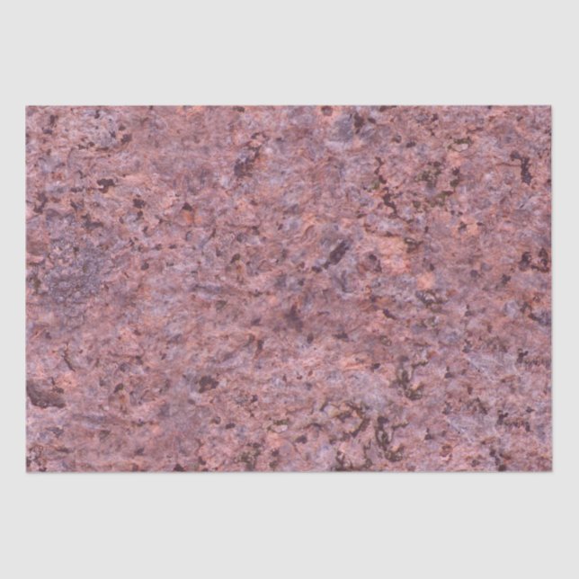 Rock Photo Pink Geology Texture Tissue Paper (Front)