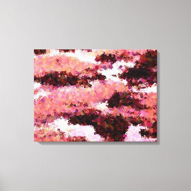 ROCK POOLS ON THE BEACH CANVAS PRINT (Front)