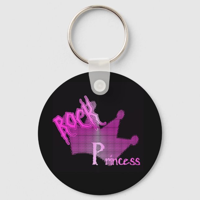 Rock Princess - Keychain (Front)