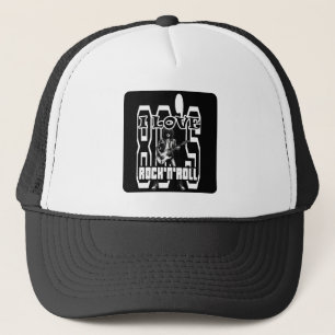 Rock Print - I Love 80s Rock’n’Roll – Bone Trucker Hat