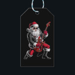 Rock & Roll Christmas Santa Claus Guitar Player Gift Tags<br><div class="desc">Rock & Roll Christmas Santa Claus Guitar Player</div>