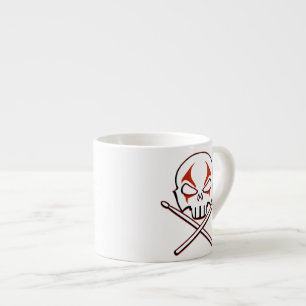 Rock & Roll Cup Heavy Metal Drummer Espresso Cup