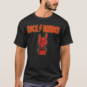 Rock & Roll Devil Greetings Rocker Rock Vadder Bli T-Shirt