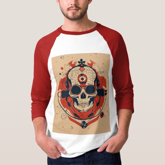 Rock & Roll Festival Skull T-Shirt (Front)