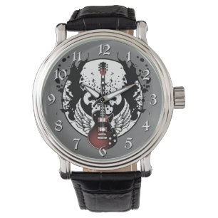 Rock & Roll Guitar Rockabilly Heavy Metal Musician Watch