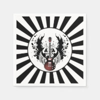 Rock & Roll Guitar Rocker Metal Musician Party