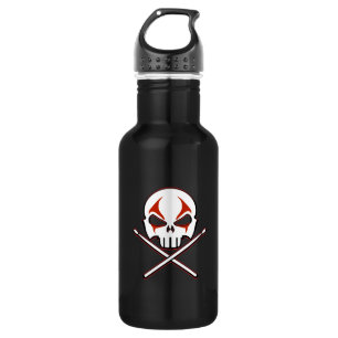 Rock & Roll Heavy Metal Drummer 532 Ml Water Bottle